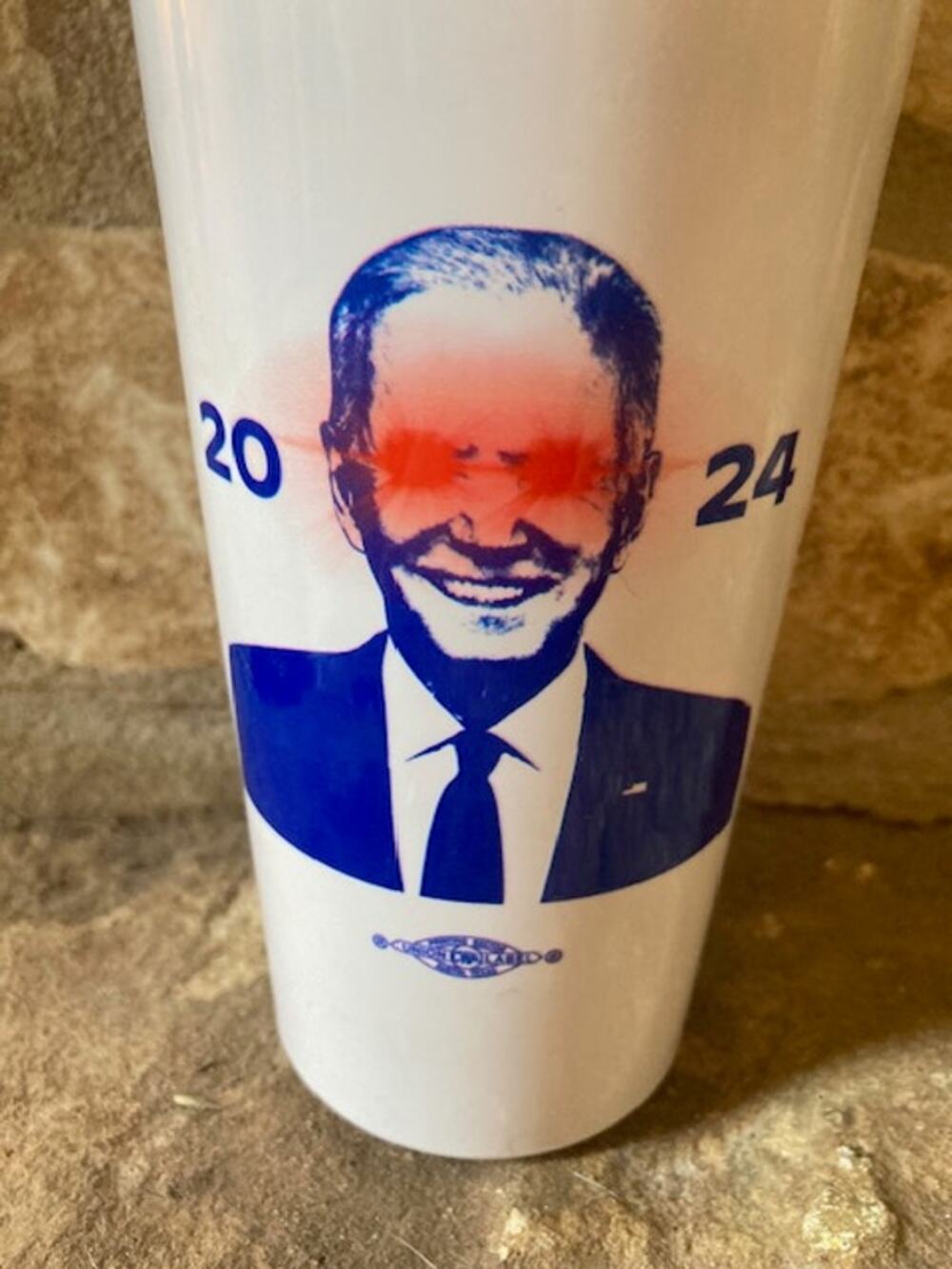 President Joe Biden 2024 "Dark Brandon" Insulated Plastic Tumbler